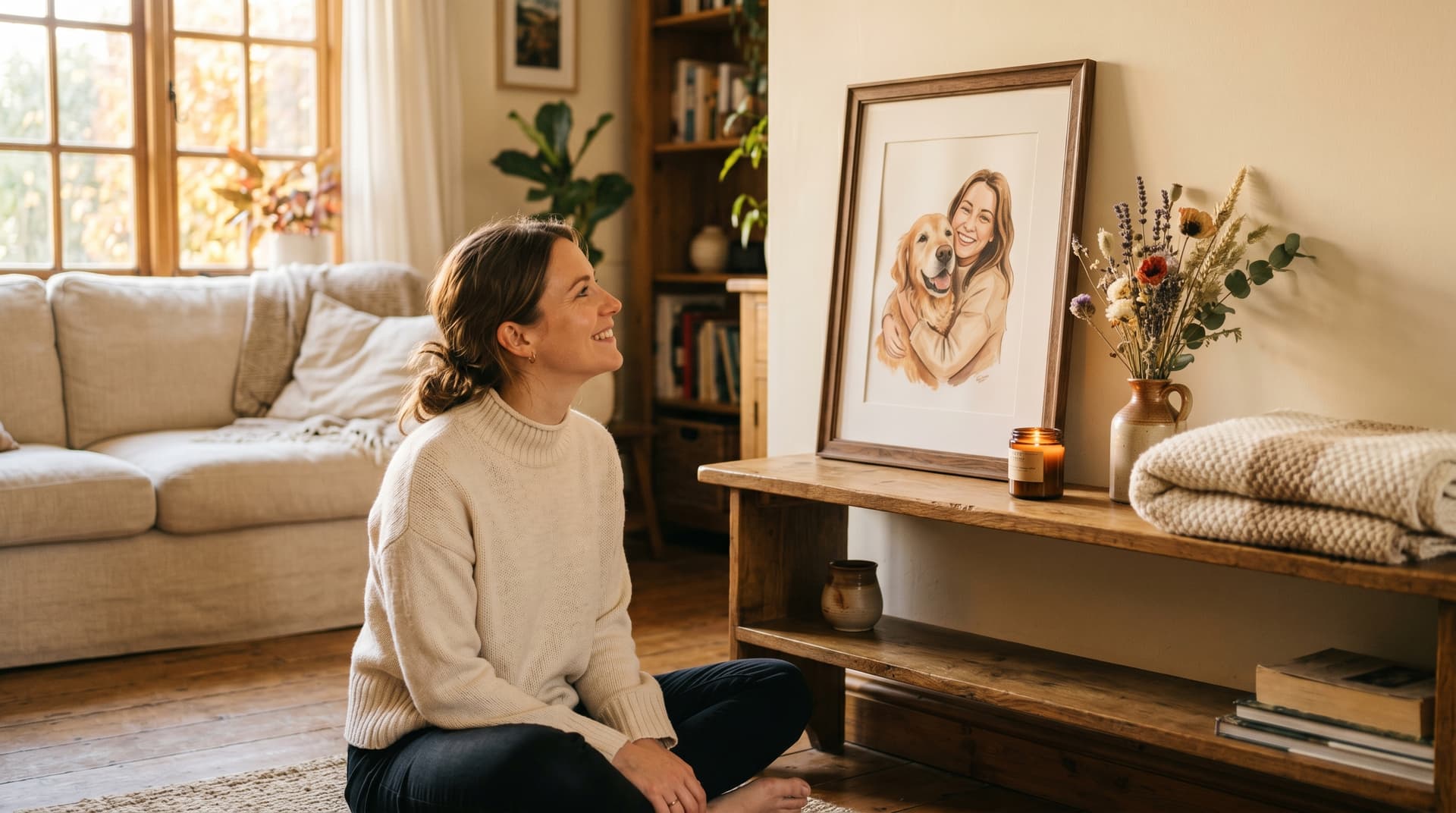 Memorial Pet Portraits: A Keepsake of You and Your Pet